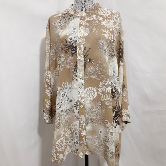 Penmans Plus Tops - Penmans Plus Blouse Women Size 4X 3/4 Sleeve